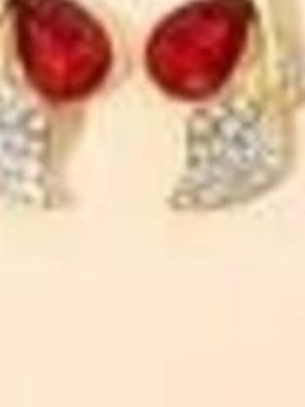 Womens 2 Pcs Crystal Clavicle Chain Earrings Set Valentine Anniversary Birthday